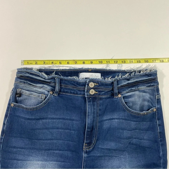 Kancan Skinny Jeans Raw Hem Size XL Distressed - Picture 6 of 6